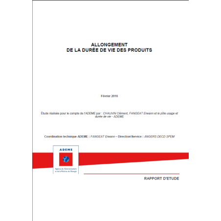Allongement de la durée de vie des produits Allongement de la durée de vie des produits