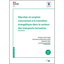 Marchés et emplois concourant à la transition énergétique dans le secteur des transports terrestres