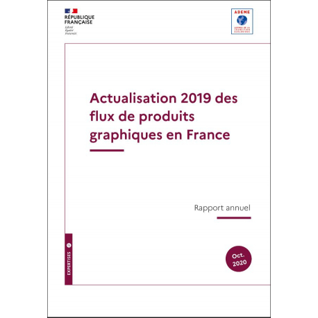 Actualisation 2019 des flux de produits graphiques en France - Données 2019