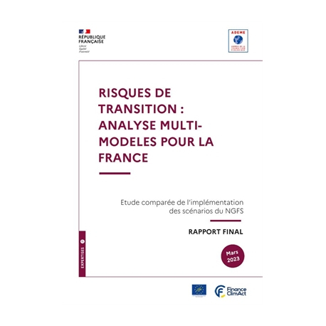 Risques de transition analyse multi modèles pour la France