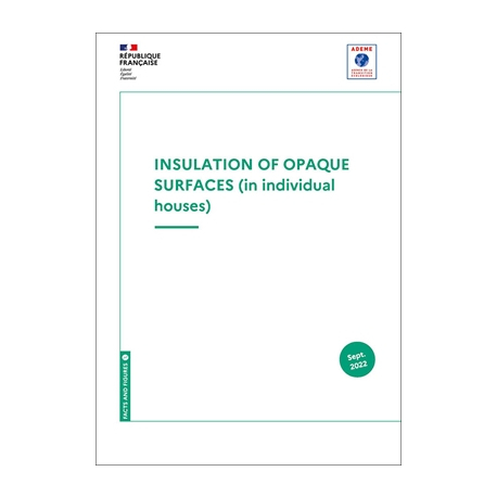 Insulation of opaque surfaces (in individual houses)
