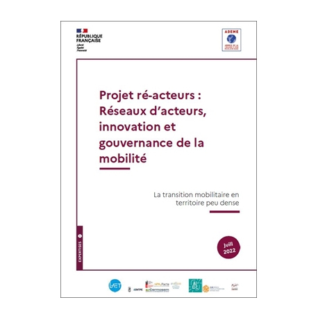 Projet RE-ACTEURS : Réseaux d'acteurs, innovation et gouvernance de la mobilité