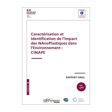 Caractérisation et Identification de l'impact des NAnoPlastiques dans l'Environnement : CINAPE