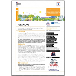 Flexmove - Service flexible de transport rail-route électrique, autonome et partagé