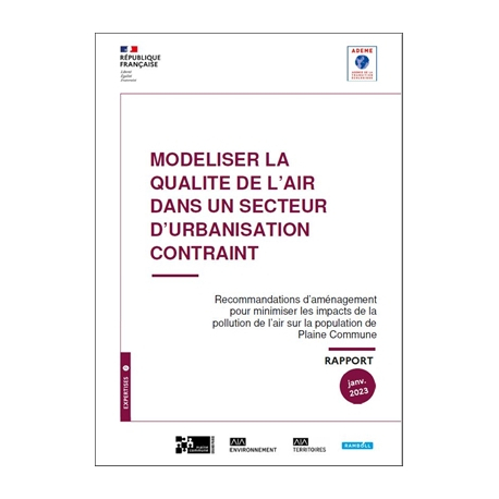 Modéliser la qualité de l'air dans un secteur d'urbanisation contraint