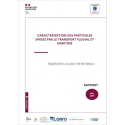 Caractérisation des particules émises par le transport fluvial et maritime - Application au port de Bordeaux
