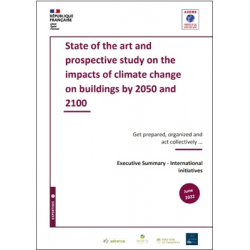 State of the art and prospective study on the impacts of climate change on buildings by 2050 and 2100