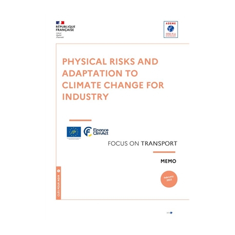 Physical risks and adaptation to climate change for industry - Focus on Transport