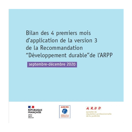 Bilan des premiers mois d'application de la version 3 de la Recommandation Développement durable de l'ARPP