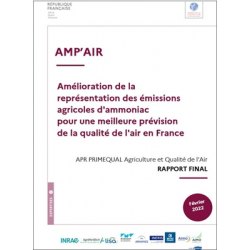 Amélioration de la représentation des émissions agricoles d'ammoniac pour une meilleure prévision de la qualité de l'air en France
