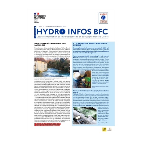 Lettre d'information de l'hydroélectricité en Bourgogne-Franche-Comté n° 7