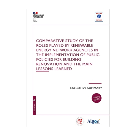 Study of the role played by European energy network agencies in the implementation of public policies for building renovation