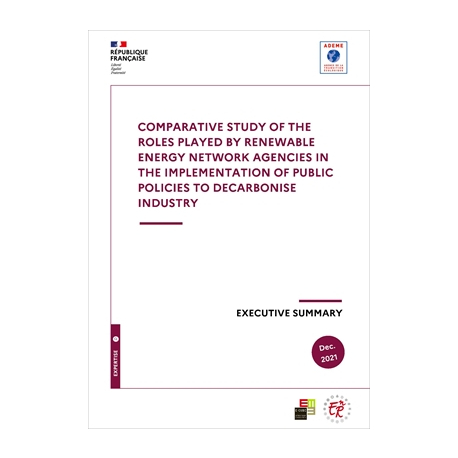 Comparative study on the role of the european energy network agencies in the implementation of industry decarbonisation public policies