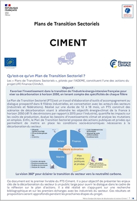 Décarbonation de l'industrie : publication de la feuille de route de la  filière ciment