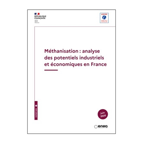 Méthanisation : analyse des potentiels industriels et économiques en France