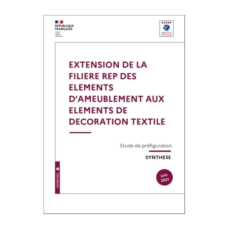 Extension de la filière REP des éléments d'ameublement aux éléments de décoration textile