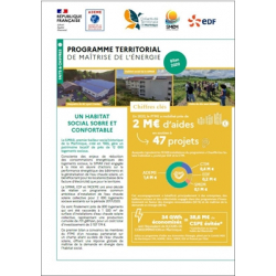 Bilan 2020 du Programme Territorial de Maîtrise de l'Energie (PTME)
