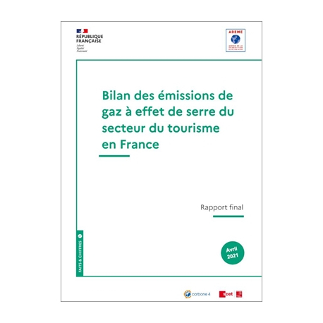 Bilan des émissions de gaz à effet de serre du secteur du tourisme en France en 2018