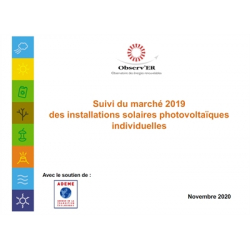 Suivi du marché 2019 des installations solaires photovoltaïques individuelles