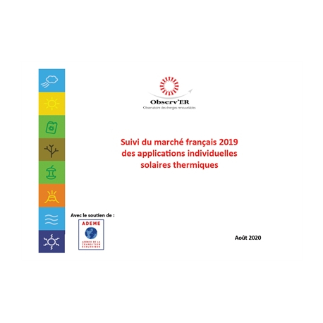 Suivi du marché français 2019 des applications individuelles solaires thermiques