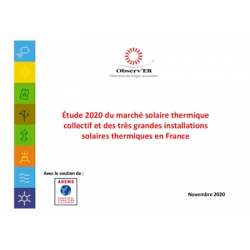 Étude 2020 du marché solaire thermique collectif et des très grandes installations solaires thermiques en France
