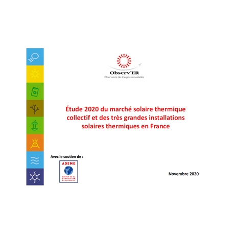 Étude 2020 du marché solaire thermique collectif et des très grandes installations solaires thermiques en France