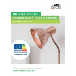 Informations sur la nouvelle étiquette énergie des ampoules et LED
