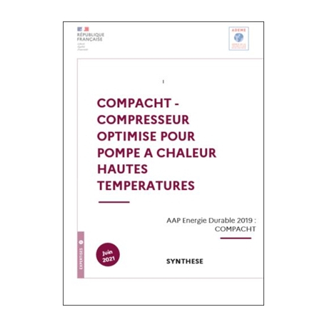 COMPACHT - Compresseur optimisé pour Pompe à Chaleur Hautes Températures