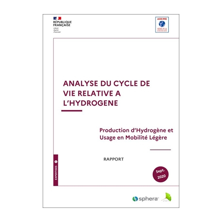 Analyse de cycle de vie relative à l'hydrogène