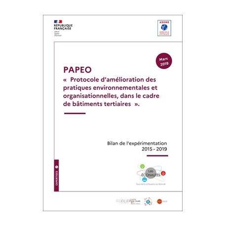 PAPEO - Protocole d'amélioration des pratiques environnementales et organisationnelles, dans le cadre de bâtiments tertiaires