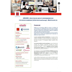 ARKADIN : réduction des impacts environnementaux d'un service numérique (opération GreenConcept) - Montpellier (34)