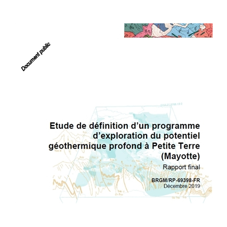 Etude de définition d'un programme d'exploration du potentiel géothermique profond à Petite Terre, Mayotte