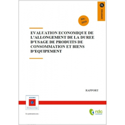 Evaluation économique de l'allongement de la durée d'usage de produits de consommation et biens d'équipement