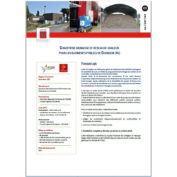 Chaufferie biomasse et réseau de chaleur pour les bâtiments publics de Gourdon (46)