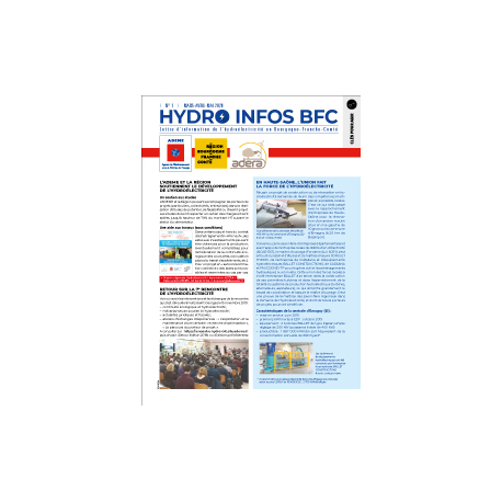 Lettre d'information de l'hydroélectricité en Bourgogne-Franche-Comté. Mars-Mai 2020