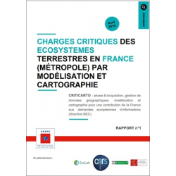 Charges critiques des écosystèmes terrestres en France (Métropole)