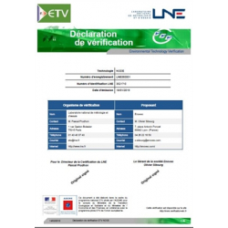 Vérifications ETV : éco-technologie NODE