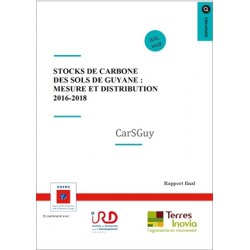 Stocks de carbone des sols de Guyane : mesure et distribution