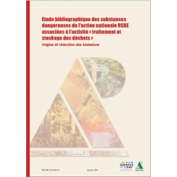 Substances dangereuses de l'action nationale RSDE associées à l'activité "traitement et stockage des déchets"