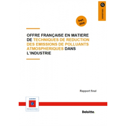 Offre française en matière de techniques de réduction des émissions de polluants dans l'industrie