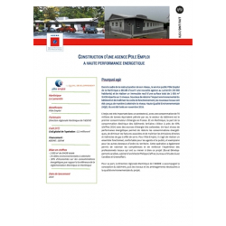 Construction d'une agence Pôle Emploi à haute performance énergétique (Martinique)