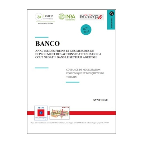 BANCO - Analyse des freins et des mesures de déploiement des actions d'atténuation "à coût négatif" dans le secteur agricole