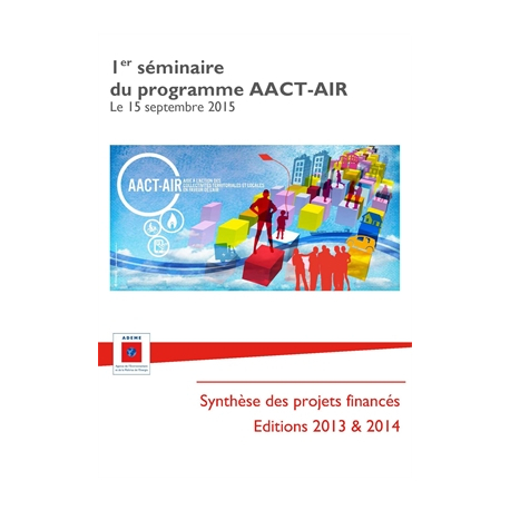 Premier séminaire du programme AACT-AIR le 15 septembre 2015