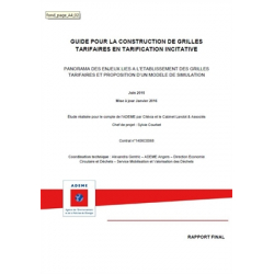 Guide pour la construction de grilles tarifaires en tarification incitative