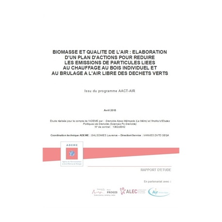 Réduire les émissions de particules du chauffage au bois individuel et du brûlage à l'air libre des déchets verts