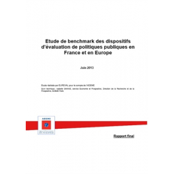 Étude de benchmark des dispositifs d'évaluation de politiques publiques en France et en Europe