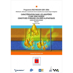 Programme R&D MACAOH (2001-2006) : caractérisation dans les aquifères d'une zone source constituée d'organo-chlorés aliphatiques