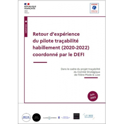 Retour d'expérience du pilote traçabilité habillement (2020-2022) coordonné par le DEFI
