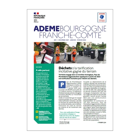 Lettre d'information ADEME Bourgogne-Franche-Comté n° 24