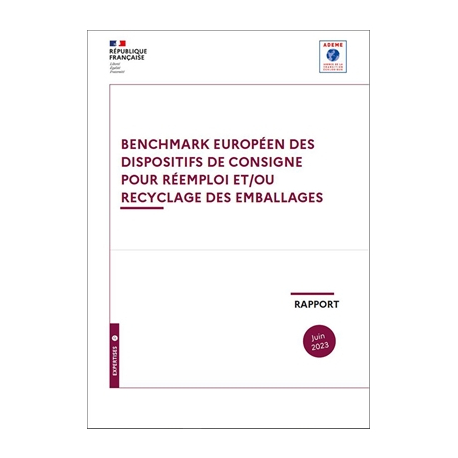 Benchmark européen des dispositifs de consigne pour réemploi et/ou recyclage des emballages
